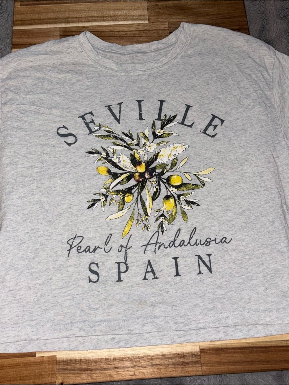Social Culture Seville Spain Graphic Tee, Size Medium